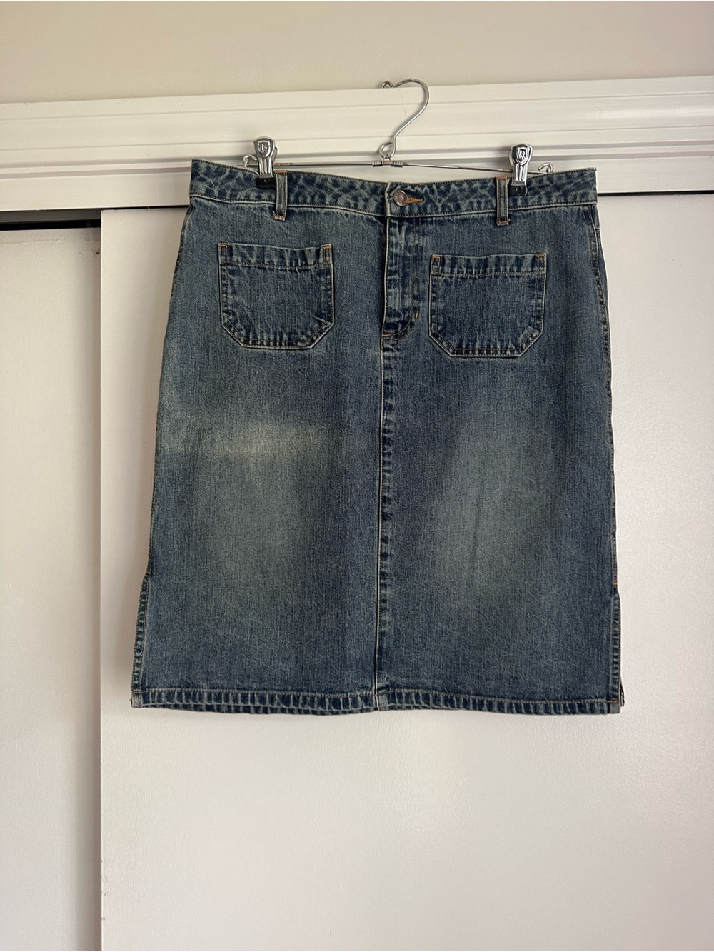 Old Navy Women's Blue Denim Pencil Skirt